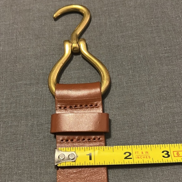 Country Club Prep Longshanks Brown Belt, Size 34 - Picture 11 of 12